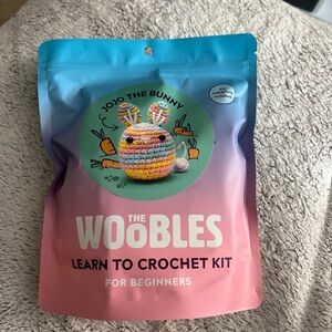 SOLD Learn to crocket kit for beginners (4mm crochet hook included)